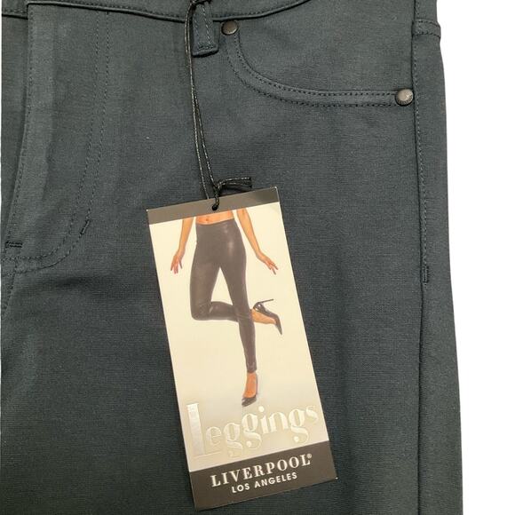 Liverpool Los Angeles Leggings Dark Knight Size 12 NWT - Picture 8 of 11